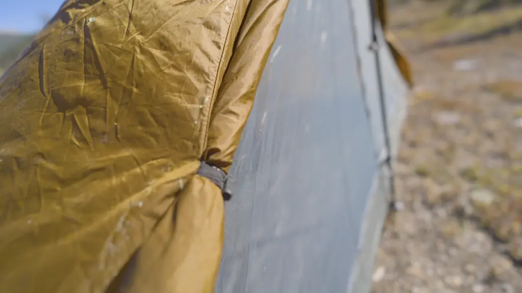 Each door panel ties back with a toggle and an elastic loop.