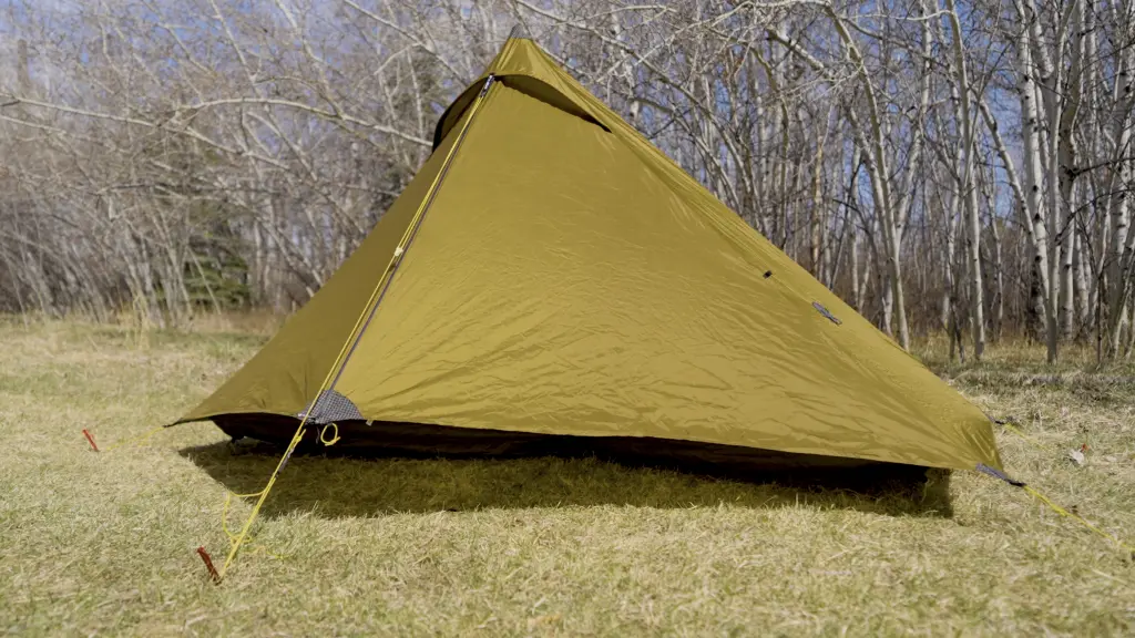 The 3F UL Lanshan 1 Pro is a single-wall trekking pole tent.