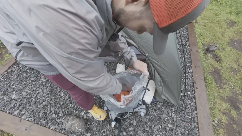 The roll top opens wide and a liner keeps dry gear separate from wet gear.
